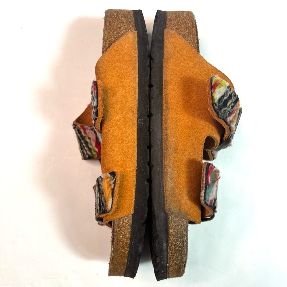 RARE Birkenstock Multicolored Yarn Arizona Sandals Size EU 37 - Picture 13 of 16
